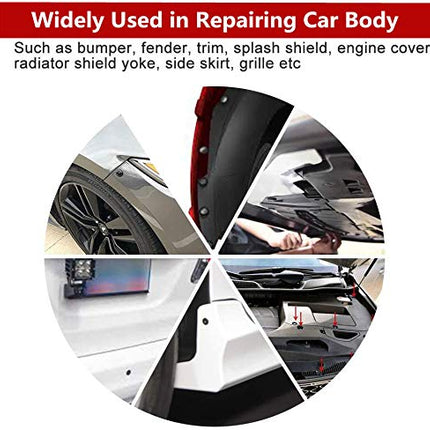 UNENDA Car Push Retainer Clips 630pcs with 16Most Popular Push Pins for Automotive Parts Sizes,Auto Push Pin Screw Clips with Blue Fastener Remover Tool for Toyota GM Ford Honda Acura Chrysler