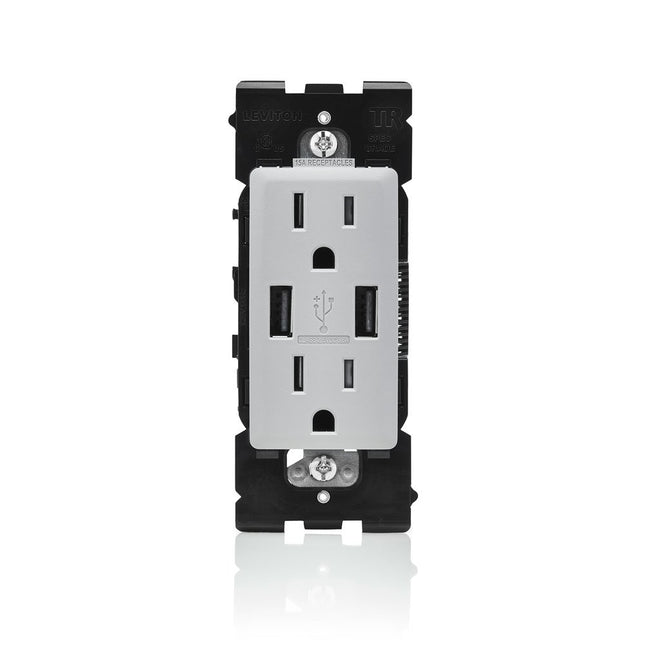 Leviton RUAA1-PG Renu USB Charger/Tamper-Resistant