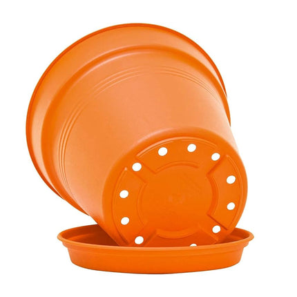 Mintra Home Garden Pots 4pk (Orange, 15cm Diameter (5.9in))