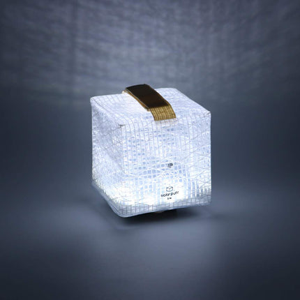Solight Design Outdoor Solar-Powered Light, Inflatable LED Lantern - Waterproof, Compact, Portable - SolarPuff PET Warm White
