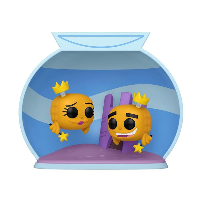 Funko Pop Moment: Fairly Odd Parents - Cosmo and Wanda as Goldfish - Amazon Exclusive - Collectable Vinyl Figure - Gift Idea - Official Merchandise - Toys for Kids & Adults