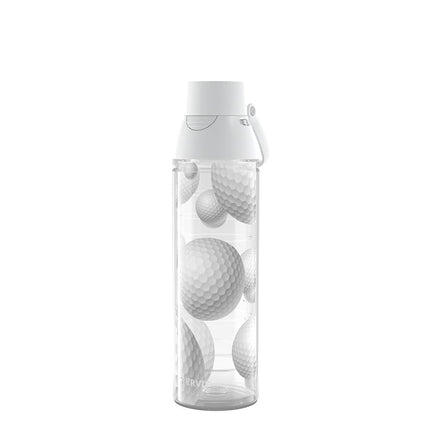 Tervis Pelotas de Golf Hecho en EE. UU. Vaso Aislado de Doble Pared Taza de Viaje Mantiene las Bebidas Frías y Calientes, Botella de Agua Venture Lite de 24 oz, Clásico