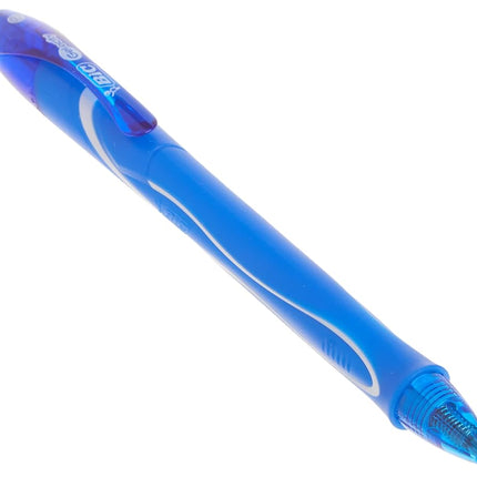 BIC Gel-ocity Quick Dry Retractable Gel Pen, Medium Point (0.7 mm), Blue, 12-Count