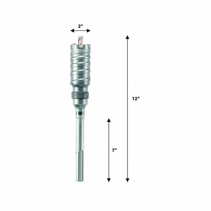 Bosch HC8510 2 In. x 12 In. SDS-max Rotary Hammer Core Bit