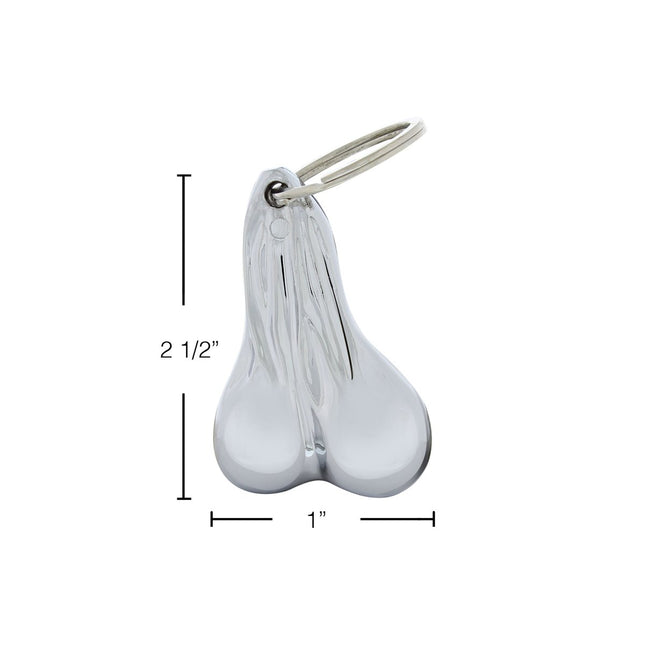 United Pacific 78010 Llavero de Novedad de Bola Pequeña de 2 1/2" - Cromado
