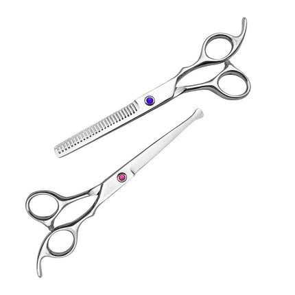 Kids Professional Hair Scissors 6.5-inch Barber Shears - Cutting and Thinning Scissors for Children, Women, Men - Salon and Home Use