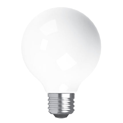 Bombillas LED GE Relax, 40 vatios, luz blanca suave, bombilla globo G25, base mediana (1 paquete)