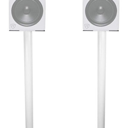 Rockville Pair RS37W V2 37" Steel Bookshelf Speake