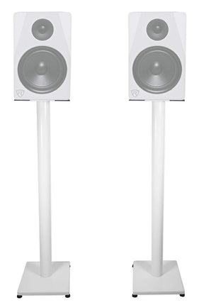 Rockville Pair RS37W V2 37" Steel Bookshelf Speake