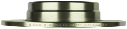 BOSCH 36010933 QuietCast Premium Disc Brake Rotor - Compatible with Select Mercedes-Benz C230, C240, C320, C350, C36 AMG, CLK320, CLK350, CLK430, E300, E320, E420, E430, SLK280, SLK350; REAR - Single