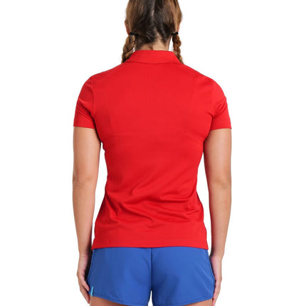 ARENA Women's Solid T-Shirt, red, M
