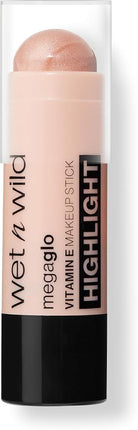 Wet n Wild, Mega Glo Vitamin E Makeup Stick, Multipurpose Highlighter and Bronzer Stick for Eyes, Cheeks and Lips, with Buildable and Blendable Formula, Glitzed Spell