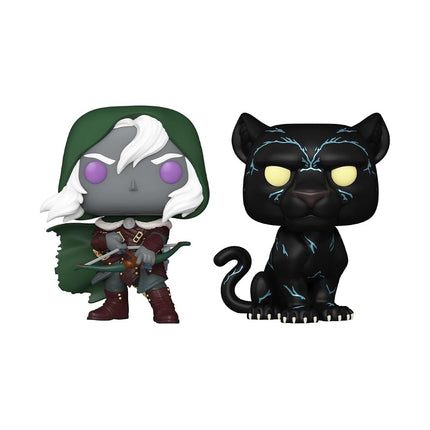Funko POP! Games: Dungeons & Dragons (D&D) - Drizzt & Guenhwyvar 2 Pack