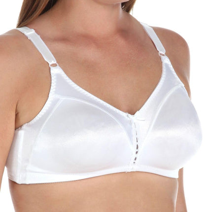Maidenform DF3820 Women's Double Support Wire Bra, White (Blanc 100), 36B (Manufacturer Size: 80B)