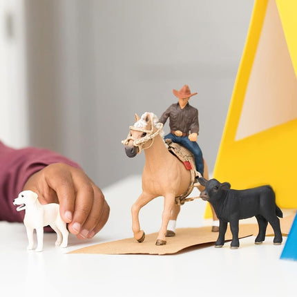 Schleich Farm World - 6Pc Western Riding Adventures - Kids Ages 3+ | 42578