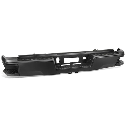 Pare-chocs arrière DNA MOTORING compatible avec Silverado/Sierra 2500HD 3500HD 2015-2019, sans trous pour capteurs de stationnement arrière, GM1103190, STEPBUM-10057