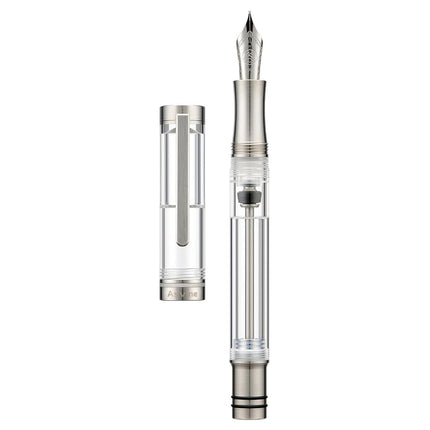 Asvine V200 Titanium Fountain Pen Vacuum Filling, 