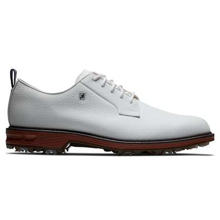 FootJoy Mens Premiere Series-Field Golf Shoes Golf Shoe, Cool White/Brick, 7 X-Wide