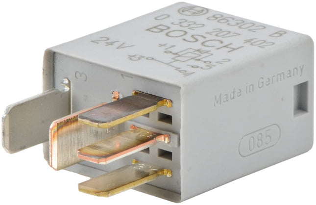 Bosch 0332207402 Micro Relay 24V 10A, IP5K4, Opera