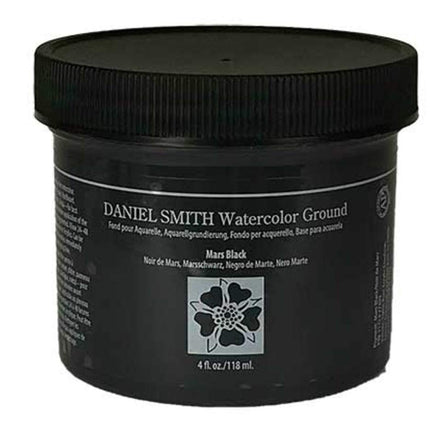 Watercolor Ground, Mars Black, 4-Ounce Jar