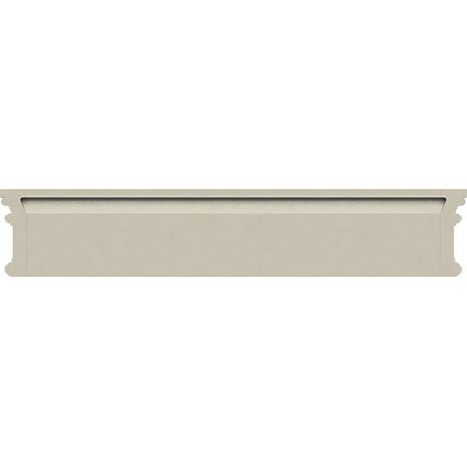 Ekena Millwork CRH03X37BE 37" Bottom Width x 38 1/8" Top Width x 3 1/2"H x 7/8"P Bedford Crosshead