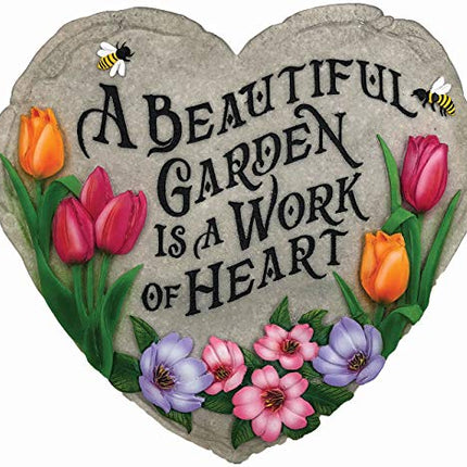 Spoontiques - Garden Décor - Beautiful Garden Stepping Stone - Decorative Stone for Garden