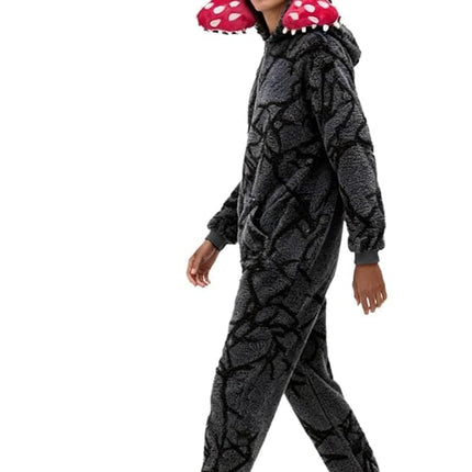 KSPAPITOHAL Demogorgon Onesie Adult One-Piece Costume Pajamas for Women and Men (Grey, 6 Years)