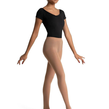 Capezio Women's Ultra Soft Low-Rise Transition Tights Light Suntan, Large/X-large