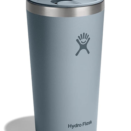 Hydro Flask All Around Tumbler Press-in Lid, Insulated Travel Mug, Stainless Steel Coffee Cup 20 Oz Shale Gray