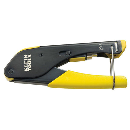 Coax Installation Kit in Molded Hip Pouch has Crimper, Radial Stripper and Cable Cutter Klein Tools VDV011-852