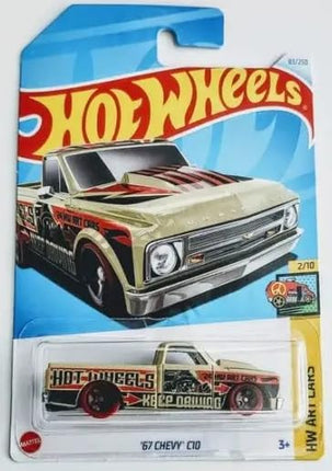 Matchbox Hot Wheels '67 Chevy C10, HW Art Cars 2/1