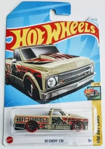 Matchbox Hot Wheels '67 Chevy C10, HW Art Cars 2/1