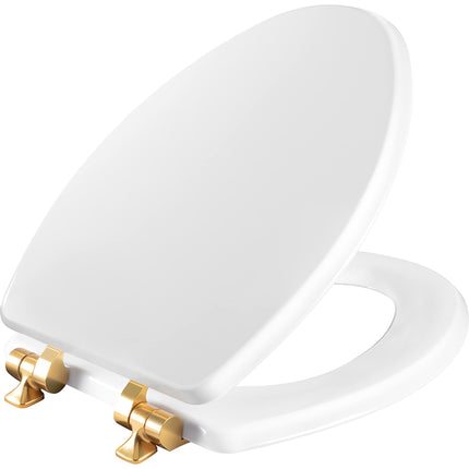 Mayfair 1826BGSL 000 Benton Toilet Seat with Brush