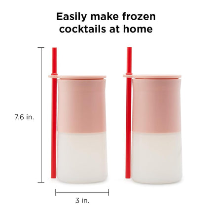 Rabbit Frozen Cocktail Silicone Tumbler, Set of 2, Pink (5274490)