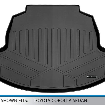 Tapis de coffre sur mesure toutes saisons SMARTLINER noir pour Toyota Corolla Berline 2020