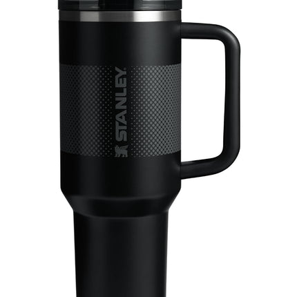 Gobelet Stanley Quencher ProTour avec paille rabattable et couvercle étanche 1,2 L – Paille et poignée intégrées – Compatible porte-gobelet – Gobelet isotherme en acier