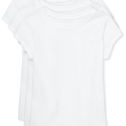 Lot de 3 tee-shirts blancs à manches courtes The Children's Place pour fille, taille XX-Large