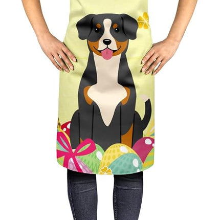 Delantal de Entlebucher de Huevos de Pascua BB6038APRON