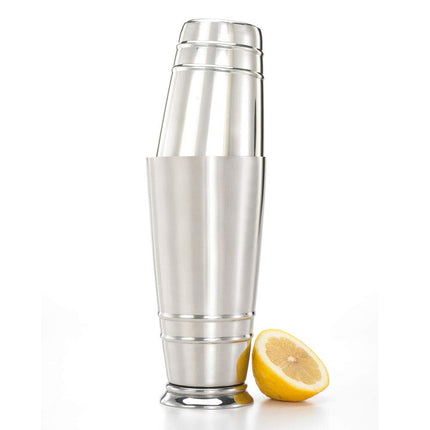 Barfly Cocktail Tin, Set (18 oz and 28 oz), Stainless Steel w/Embossed Ribs