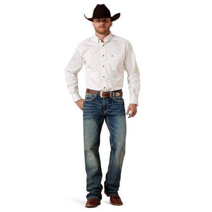 ARIAT Men's M4 Low Rise Boot Cut Jean, Durango, 36 W/30 L