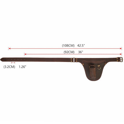 TOURBON Gardening Tool Belt Holder for Men Women, Adjustable Waist Tool Pouch Gardener Apron