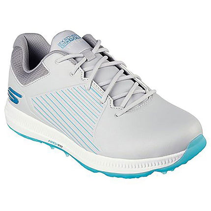 Skechers Go Golf Elite 5 GF Women's Golf Shoes, Grey Turquoise, 10 AU