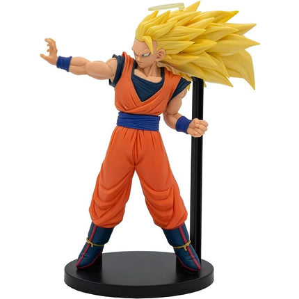 BANPRESTO Goku Super Saiyan 3 (Vs Majin Buu) Dragon Ball Z - Match Makers, 17 cm, Multicoloured, BP29078P, Ideal for Anime Fans