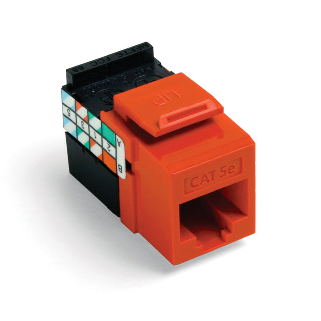 Leviton 5G108-AO5 Cat 5e 8-Wire QuickPort Adaptor 