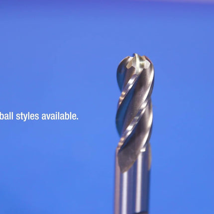 Drill America DWCF322 DWCF Series High-Speed Steel End Mill, Polished Finish, 4 Flute, Square End, 1-3/8" Cutting Length, 5/8" Cutting Diameter, 3-3/8" Length, 1/2" Shank (Pack of 1)