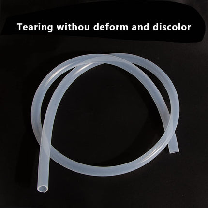 Feelers 1"ID-1-1/4" OD Silicone Tubing Food Grade Pure Silicon Tube High Temp Home Brewing Winemaking Silicone Hose Tubing, 9.84ft Length