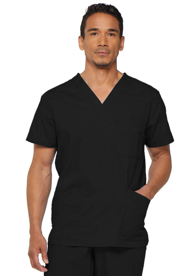 Dickies Men's Big & Tall V-Neck Scrub Double Chest
