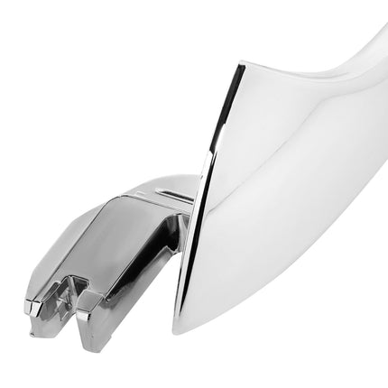 DNA MOTORING Front, Rear Left Outer Door Handle Compatible with 08-12 Honda Accord,w/o Keyhole, Chrome, OEM-DHO-01094