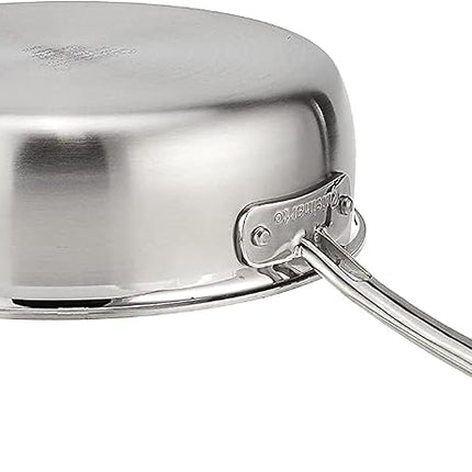 Cuisinart MCP33-24HN MultiClad Pro Stainless 3-1/2-Quart Saute with Helper and Cover Silver
