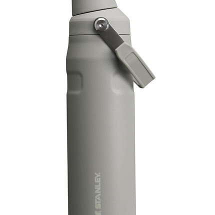 Stanley IceFlow Fast Flow Water Bottle 24 oz | Angled Spout Lid | Lightweight and Leakproof for Travel and Sports | Insulated Stainless Steel | BPA-Free | Ash